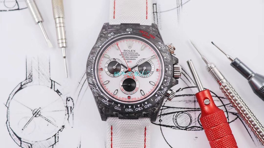 WWF Factory 官网新品发布 Rolex 最新DIW团队改装 carbon fiber  Ditongna  wrist watch  / R579