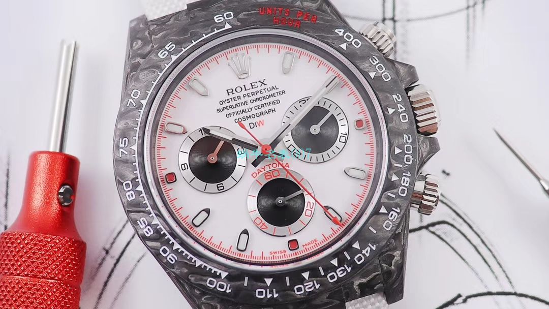 WWF Factory 官网新品发布 Rolex 最新DIW团队改装 carbon fiber  Ditongna  wrist watch  / R579