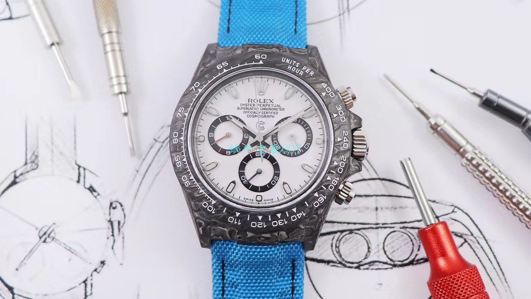 WWF Factory 官网新品发布 Rolex 最新DIW团队改装 carbon fiber  Ditongna  wrist watch  / R579