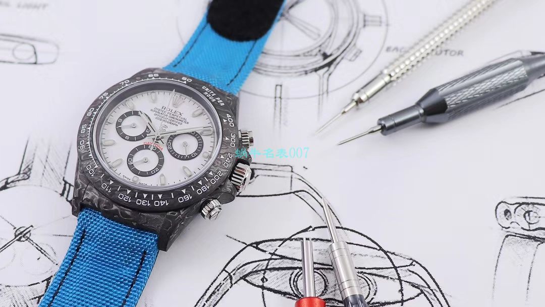 WWF Factory 官网新品发布 Rolex 最新DIW团队改装 carbon fiber  Ditongna  wrist watch  / R579