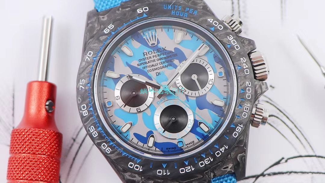WWF Factory 官网新品发布 Rolex 最新DIW团队改装 carbon fiber  Ditongna  wrist watch  / R579