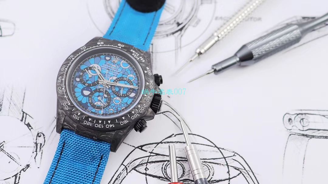 WWF Factory 官网新品发布 Rolex 最新DIW团队改装 carbon fiber  Ditongna  wrist watch  / R579