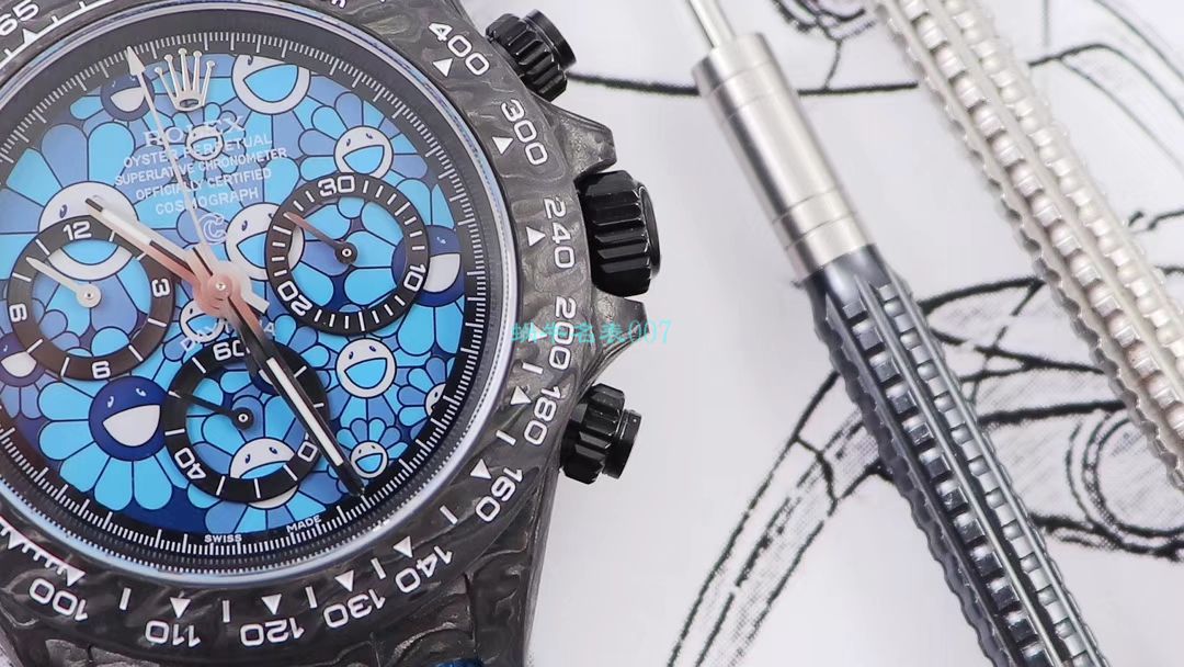WWF Factory 官网新品发布 Rolex 最新DIW团队改装 carbon fiber  Ditongna  wrist watch  / R579