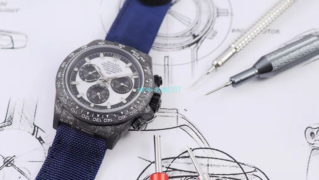 WWF Factory 官网新品发布 Rolex 最新DIW团队改装 carbon fiber  Ditongna  wrist watch  / R579