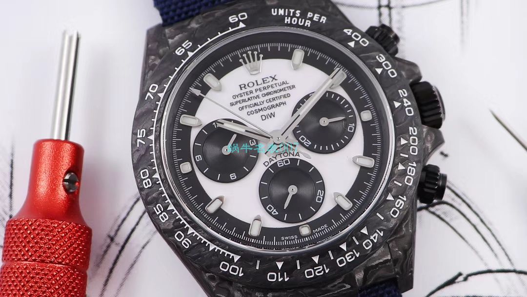 WWF Factory 官网新品发布 Rolex 最新DIW团队改装 carbon fiber  Ditongna  wrist watch  / R579