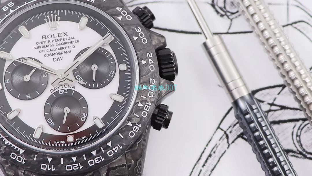 WWF Factory 官网新品发布 Rolex 最新DIW团队改装 carbon fiber  Ditongna  wrist watch  / R579