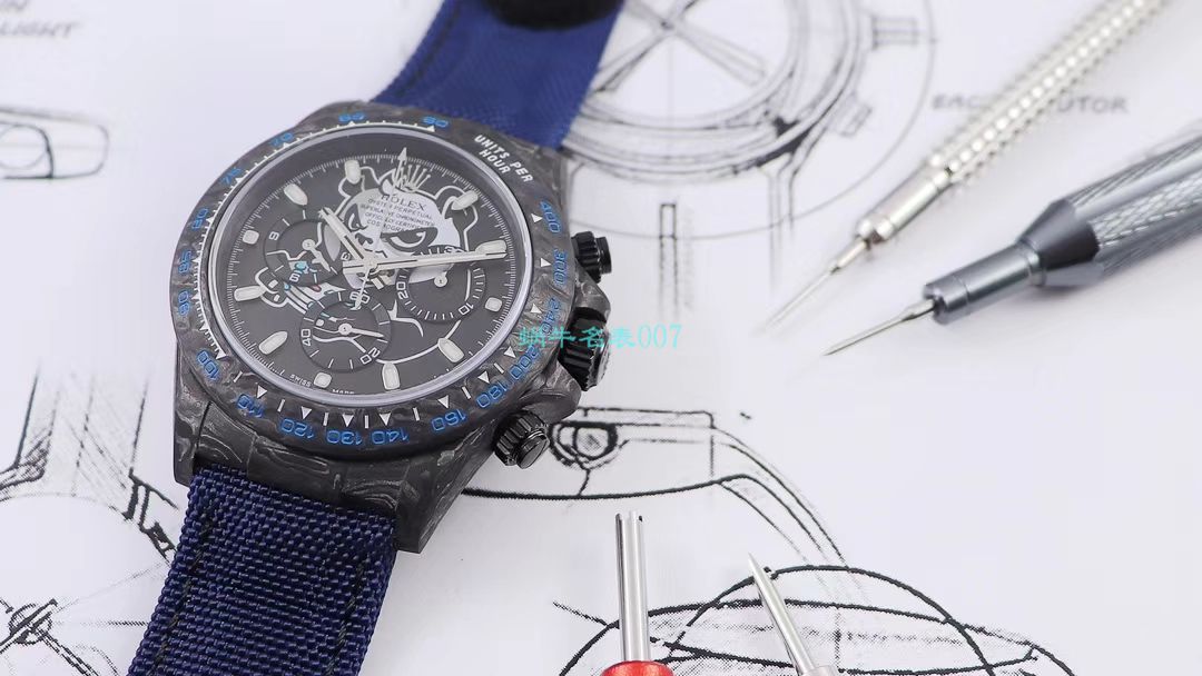 WWF Factory 官网新品发布 Rolex 最新DIW团队改装 carbon fiber  Ditongna  wrist watch  / R579