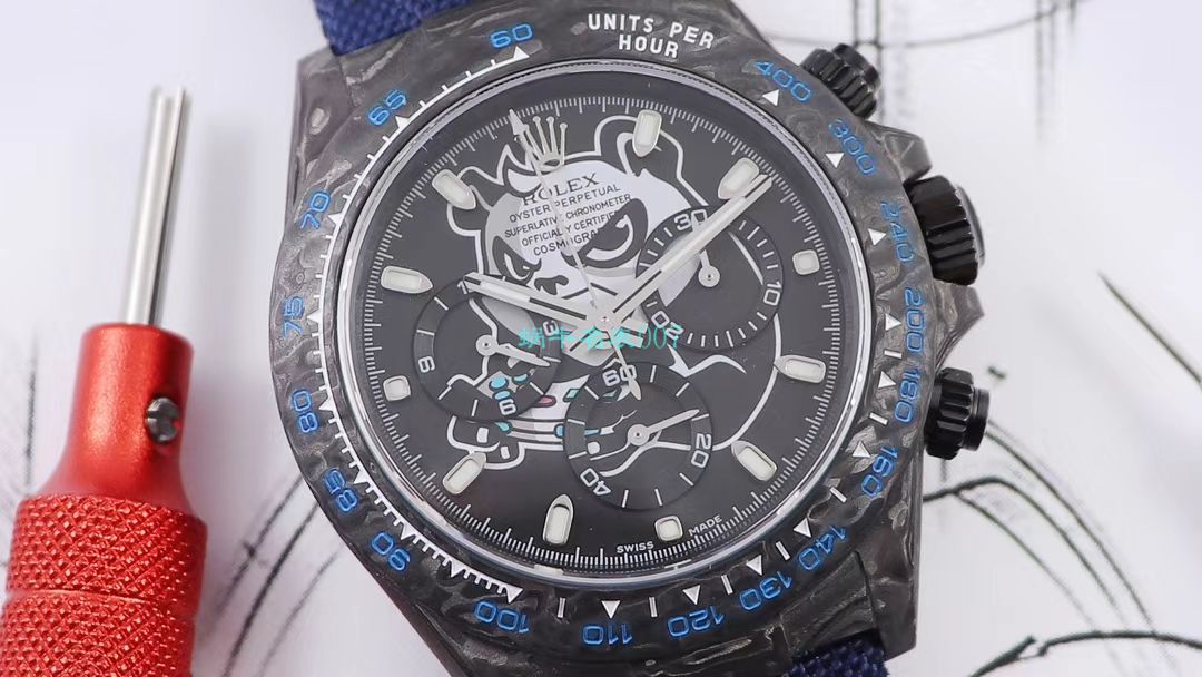 WWF Factory 官网新品发布 Rolex 最新DIW团队改装 carbon fiber  Ditongna  wrist watch  / R579