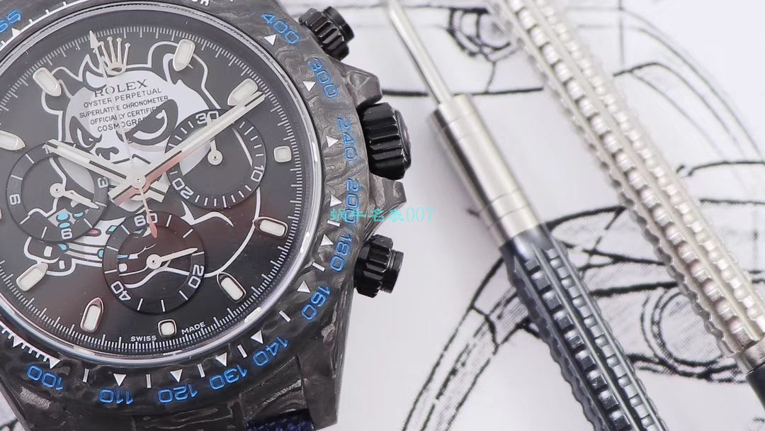 WWF Factory 官网新品发布 Rolex 最新DIW团队改装 carbon fiber  Ditongna  wrist watch  / R579