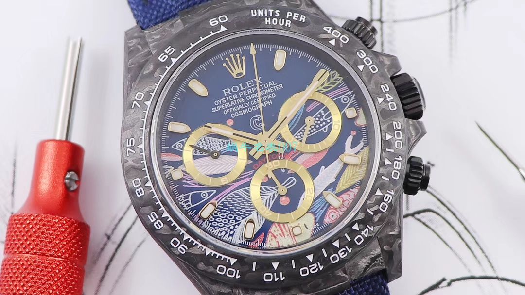 WWF Factory 官网新品发布 Rolex 最新DIW团队改装 carbon fiber  Ditongna  wrist watch  / R579