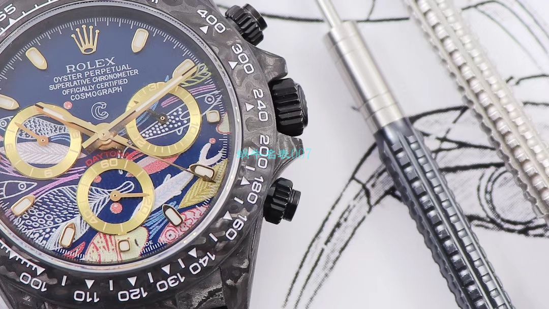 WWF Factory 官网新品发布 Rolex 最新DIW团队改装 carbon fiber  Ditongna  wrist watch  / R579