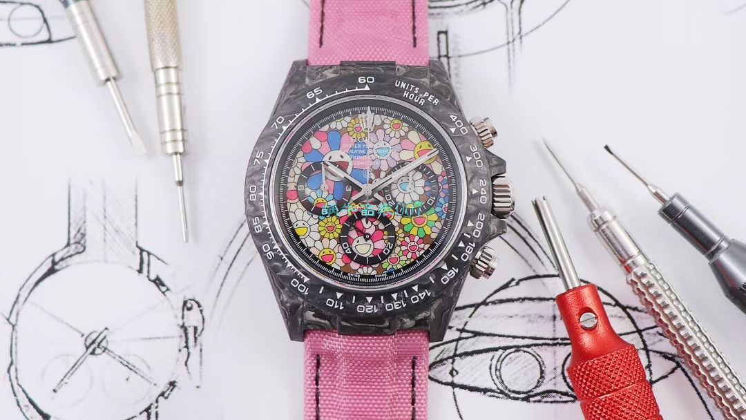 WWF Factory 官网新品发布 Rolex 最新DIW团队改装 carbon fiber  Ditongna  wrist watch  / R579