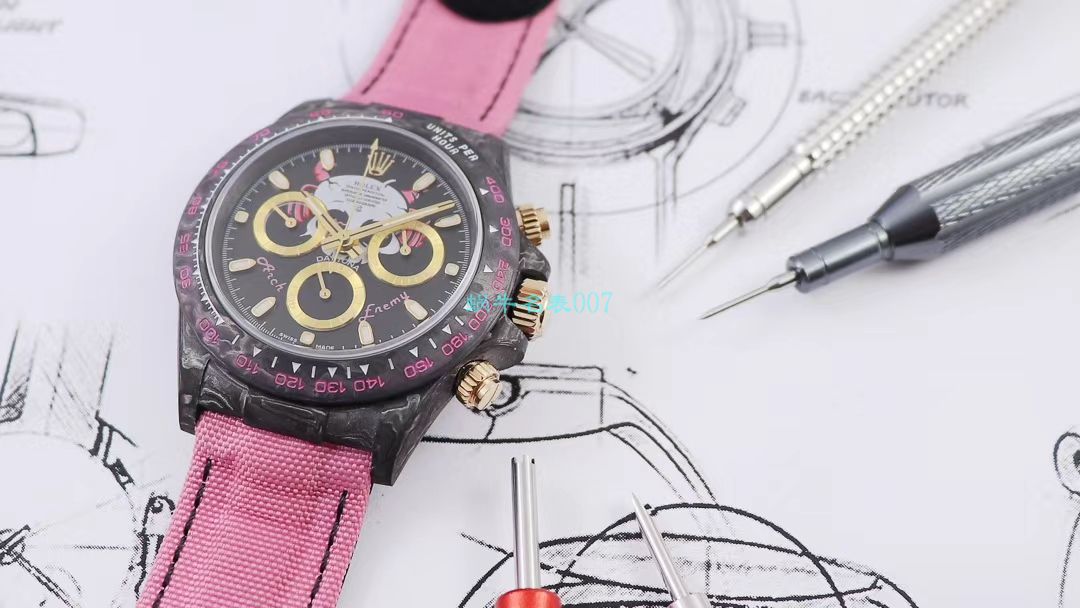 WWF Factory 官网新品发布 Rolex 最新DIW团队改装 carbon fiber  Ditongna  wrist watch  / R579