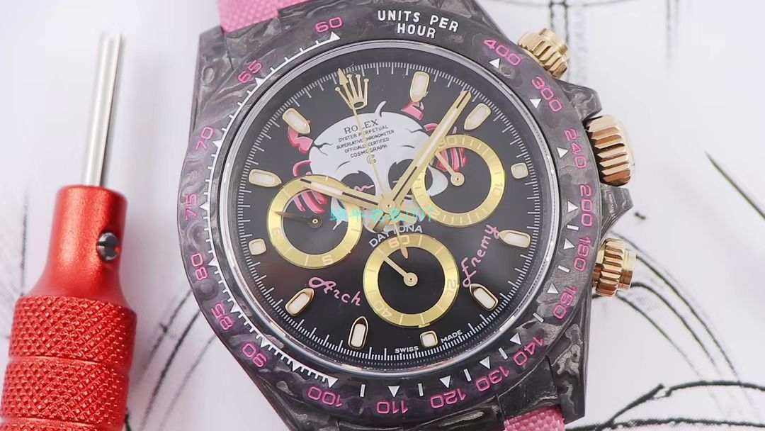 WWF Factory 官网新品发布 Rolex 最新DIW团队改装 carbon fiber  Ditongna  wrist watch  / R579