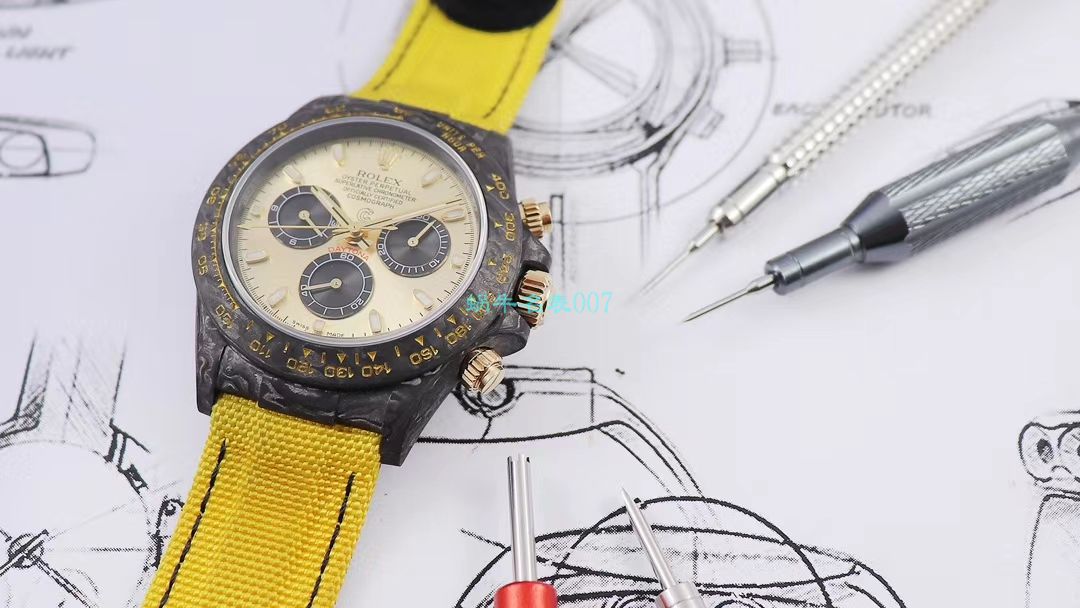 WWF Factory 官网新品发布 Rolex 最新DIW团队改装 carbon fiber  Ditongna  wrist watch  / R579