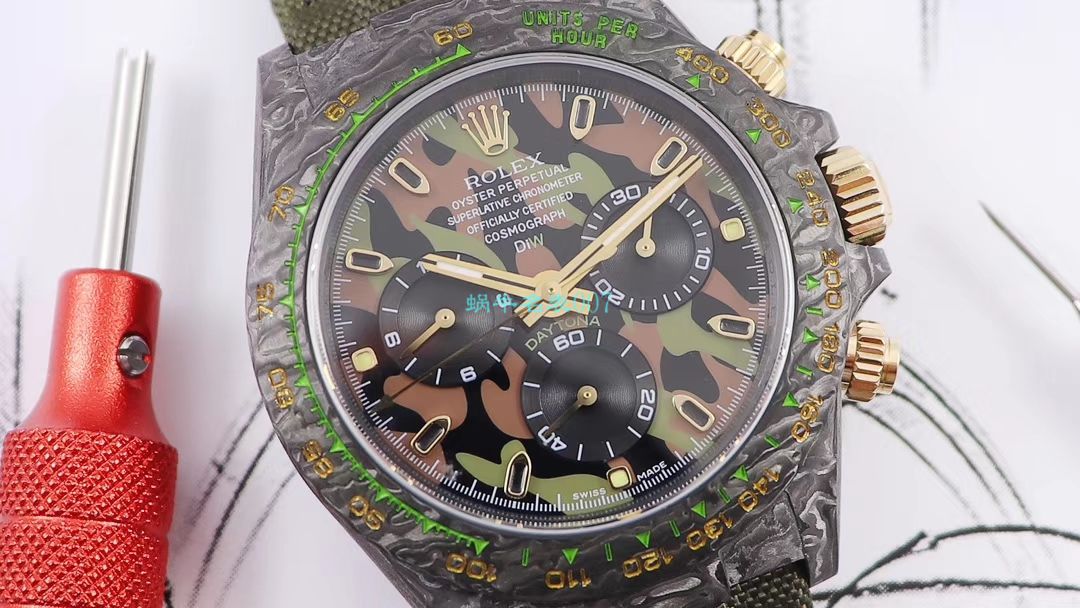 WWF Factory 官网新品发布 Rolex 最新DIW团队改装 carbon fiber  Ditongna  wrist watch  / R579