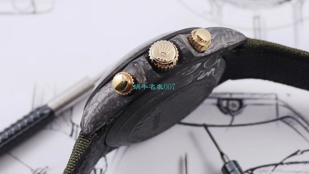 WWF Factory 官网新品发布 Rolex 最新DIW团队改装 carbon fiber  Ditongna  wrist watch  / R579