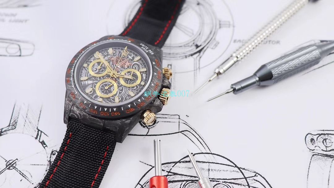 WWF Factory 官网新品发布 Rolex 最新DIW团队改装 carbon fiber  Ditongna  wrist watch  / R579