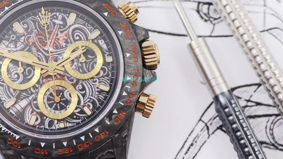 WWF Factory 官网新品发布 Rolex 最新DIW团队改装 carbon fiber  Ditongna  wrist watch  / R579