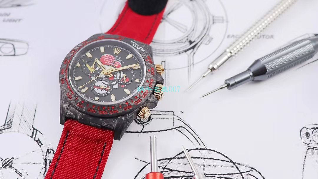 WWF Factory 官网新品发布 Rolex 最新DIW团队改装 carbon fiber  Ditongna  wrist watch  / R579