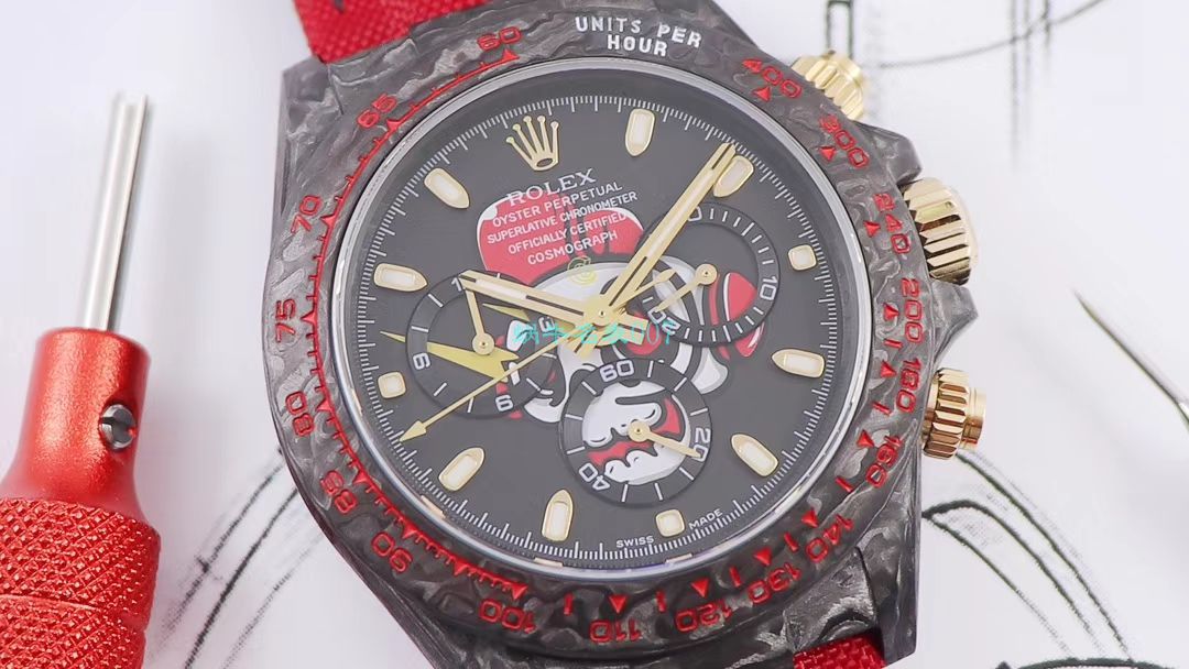 WWF Factory 官网新品发布 Rolex 最新DIW团队改装 carbon fiber  Ditongna  wrist watch  / R579