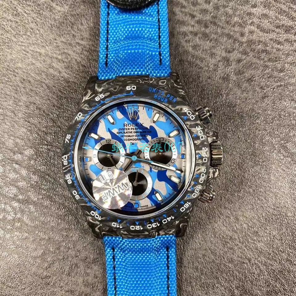 WWF Factory 官网新品发布 Rolex 最新DIW团队改装 carbon fiber  Ditongna  wrist watch  / R579
