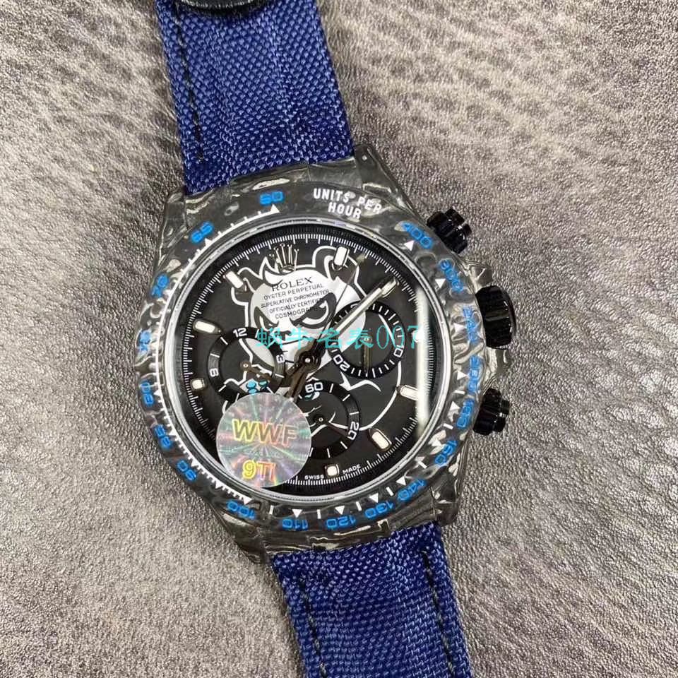 WWF Factory 官网新品发布 Rolex 最新DIW团队改装 carbon fiber  Ditongna  wrist watch  / R579