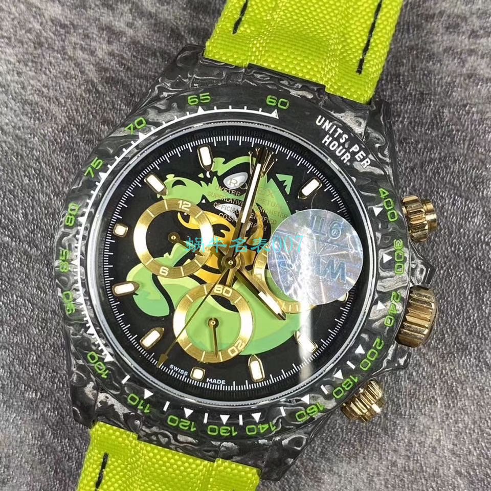 WWF Factory 官网新品发布 Rolex 最新DIW团队改装 carbon fiber  Ditongna  wrist watch  / R579