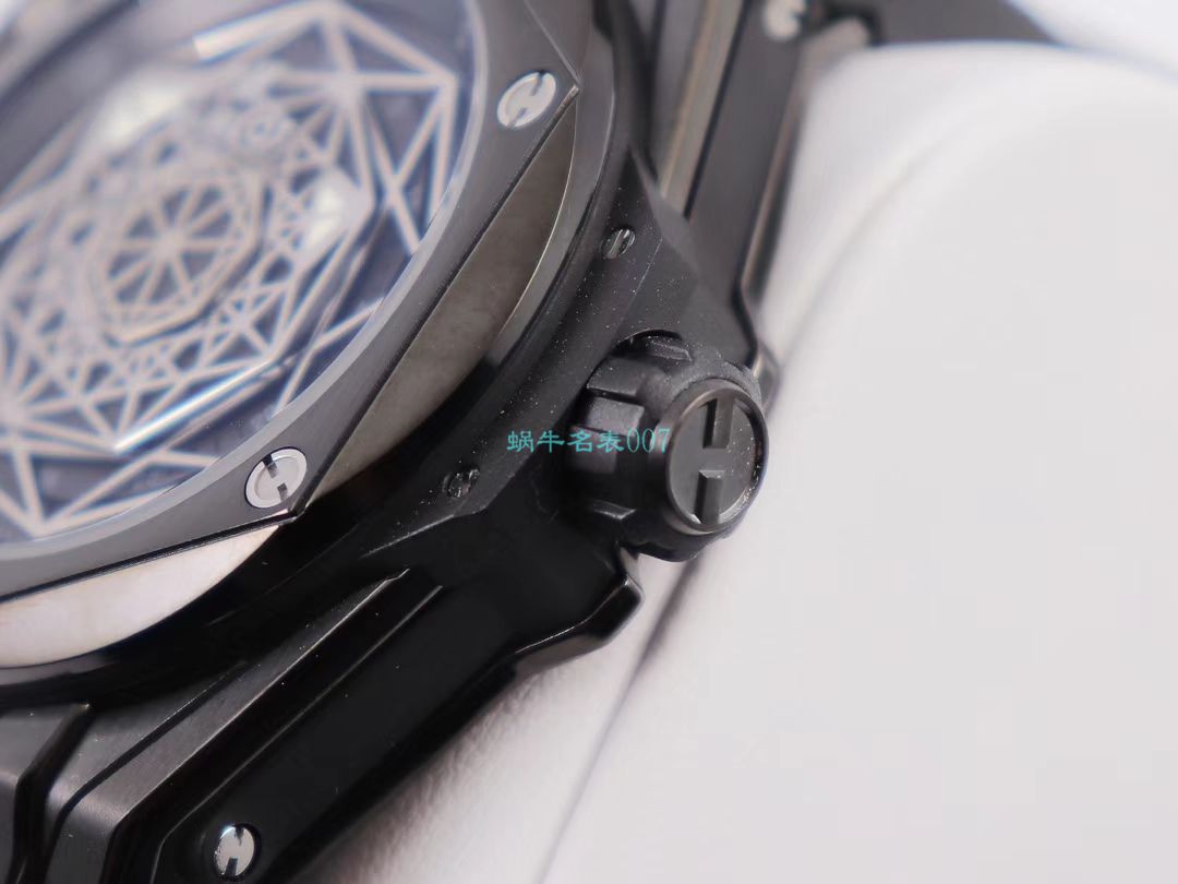 WWF Factory  top 复刻手表 hublot  big bang SANG BLEU刺青415.CX.1112.VR.MXM18 wrist watch  / YB083