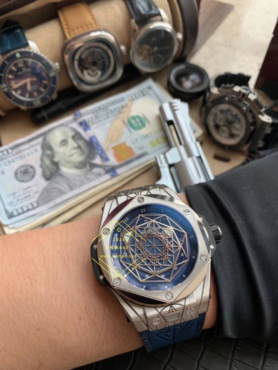 WWF Factory 超A高仿 hublot BIG BANG刺青系列415.NX.1112.VR.MXM16 wrist watch  / YB086