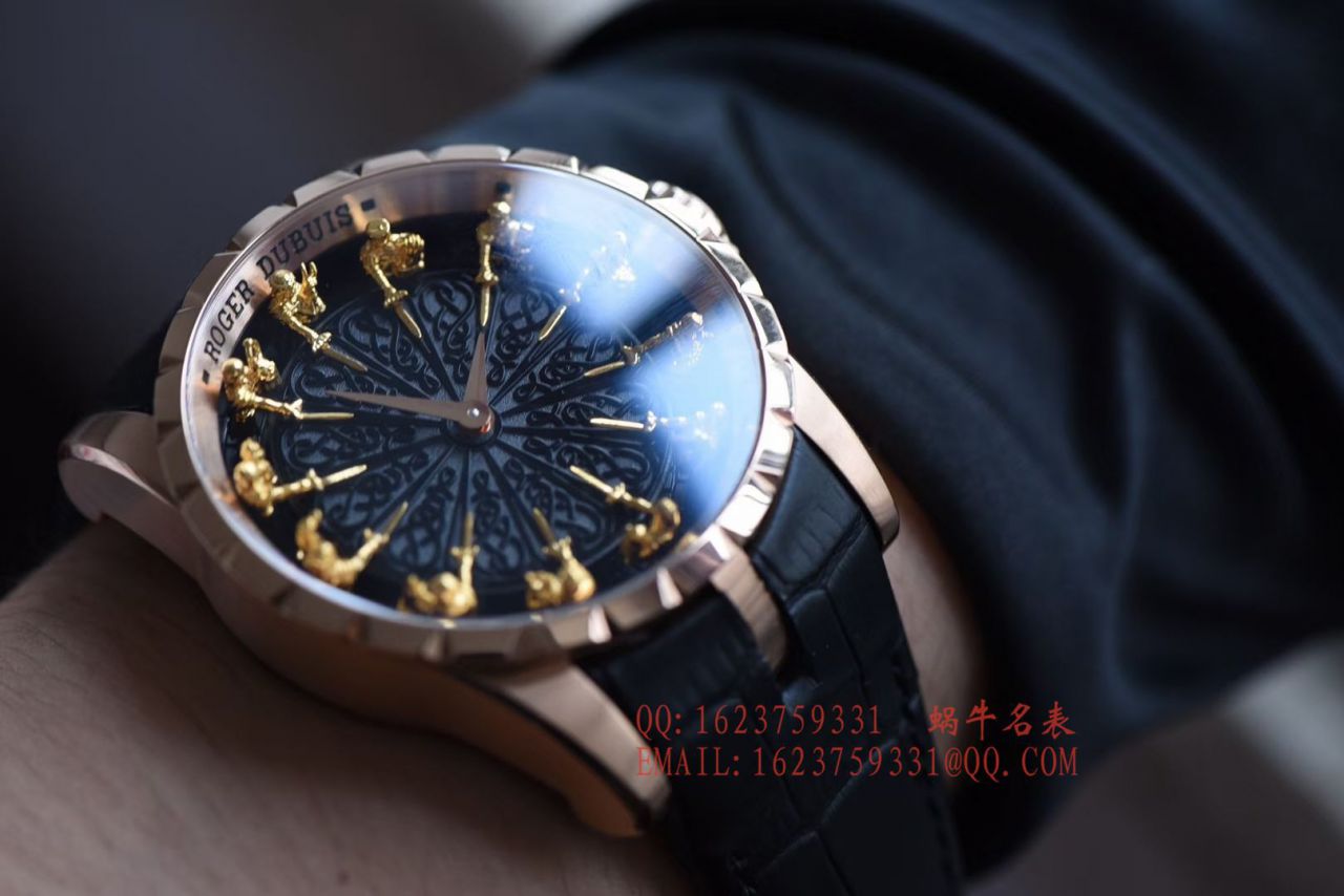  Video analysis ZZ Factory 官网 top 复刻高仿Roger Dubuis王者12圆桌骑士系列RDDBEX0511 wrist watch  / LJ073