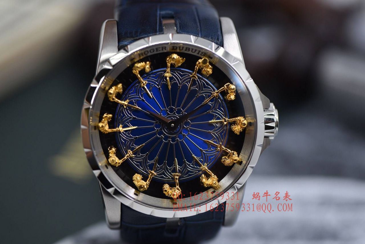  Video analysis ZZ Factory 官网 top 复刻高仿Roger Dubuis王者12圆桌骑士系列RDDBEX0511 wrist watch  / LJ073