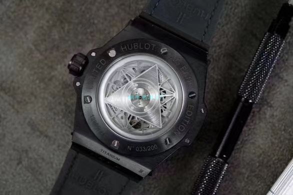 WWF Factory  top 复刻手表 hublot  big bang SANG BLEU刺青415.CX.1112.VR.MXM18 wrist watch  / YB083