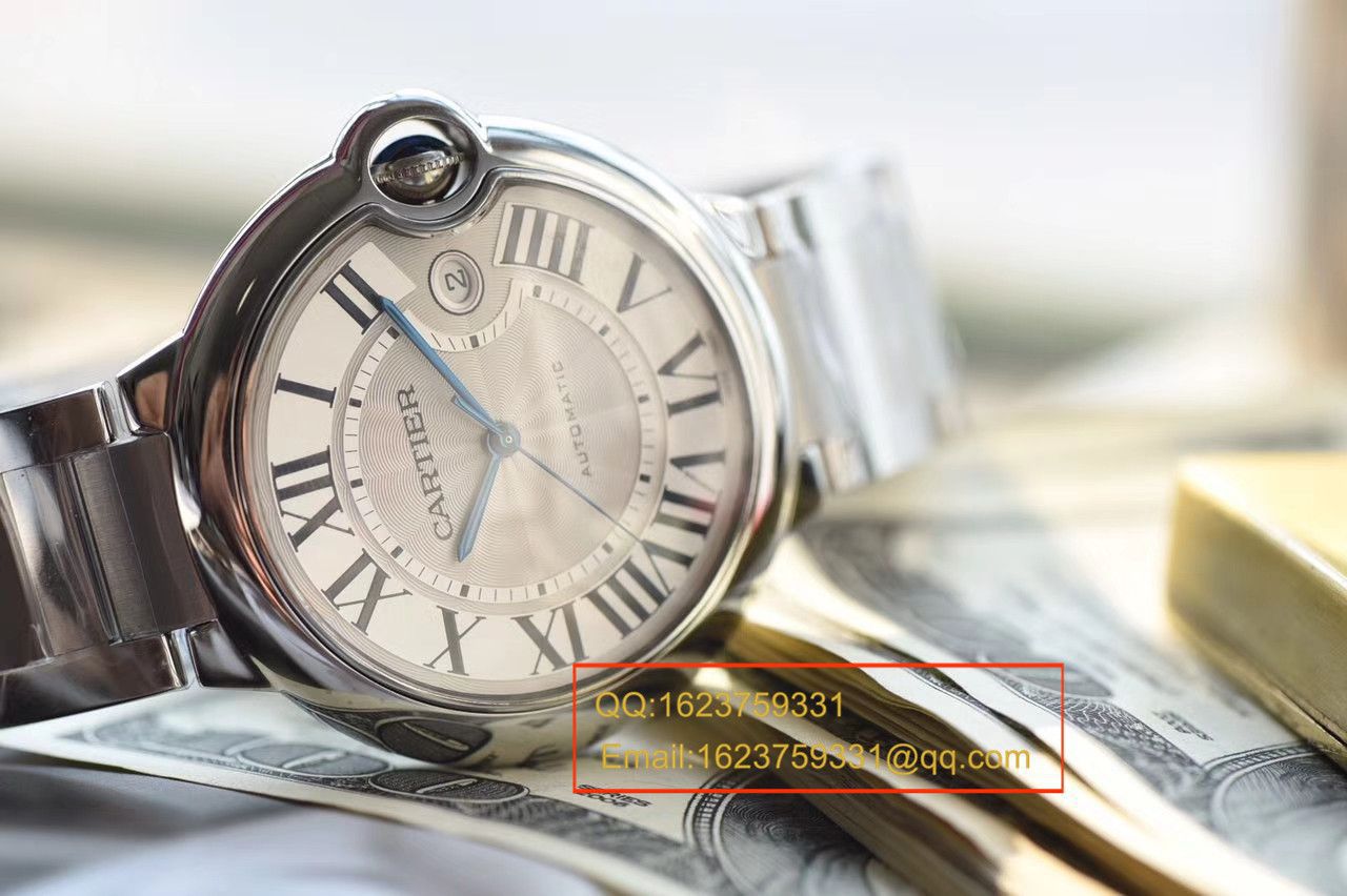  Video analysis V6 Factory 官网V7版本 top 复刻高仿手表 Cartier  蓝气球42毫米男装W69012Z4多少钱 / K273