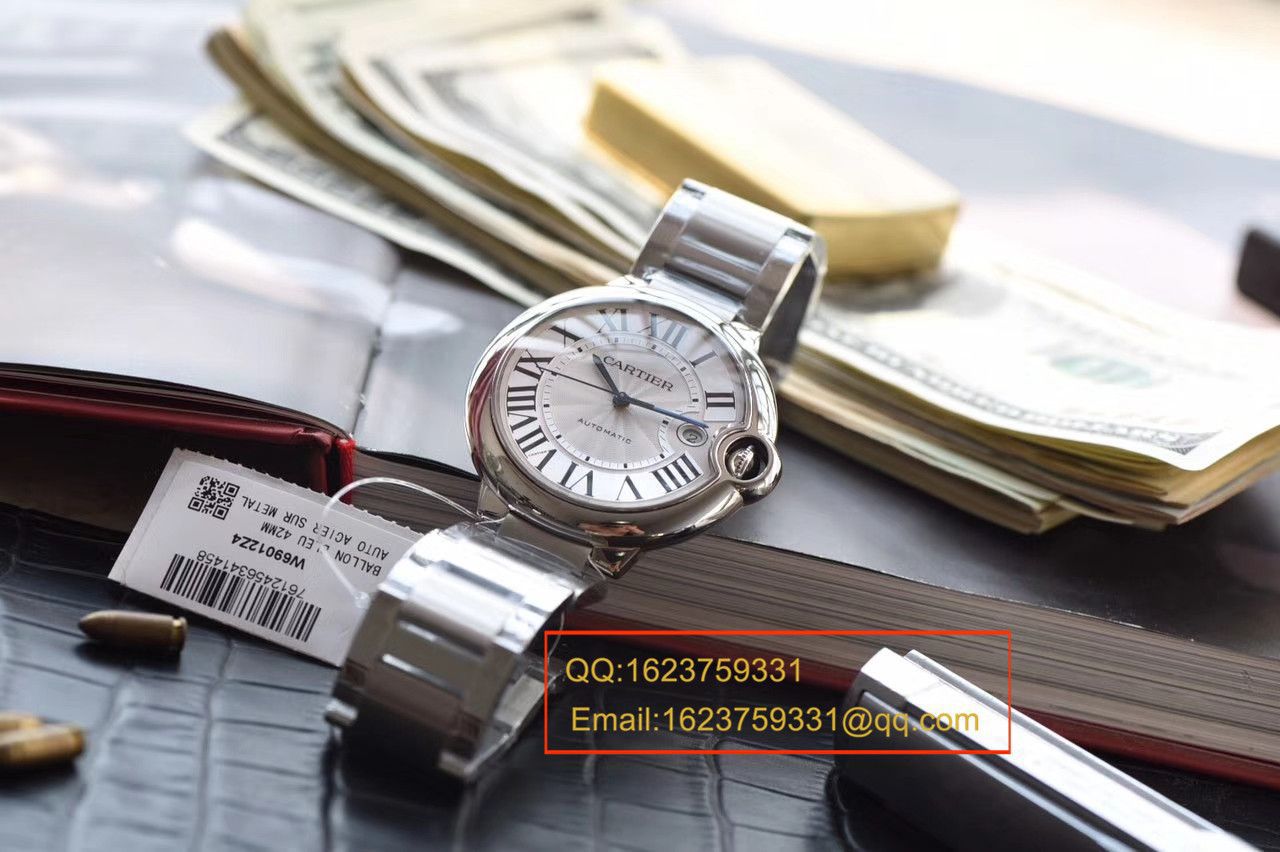  Video analysis V6 Factory 官网V7版本 top 复刻高仿手表 Cartier  蓝气球42毫米男装W69012Z4多少钱 / K273