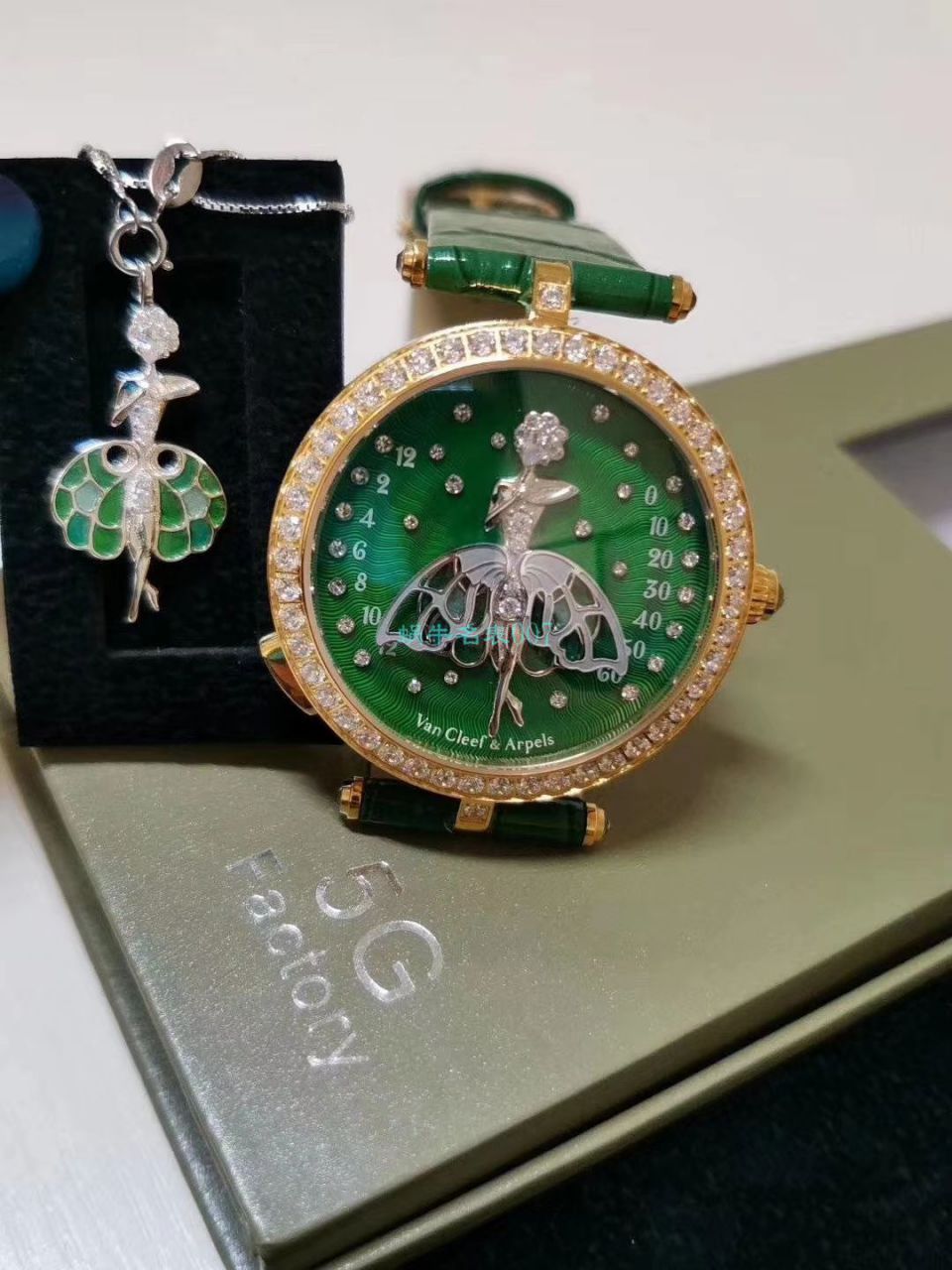 5G Factory 超A高仿梵克雅宝诗意复杂功能系列VCARO8PM00女士 wrist watch  / VCA07