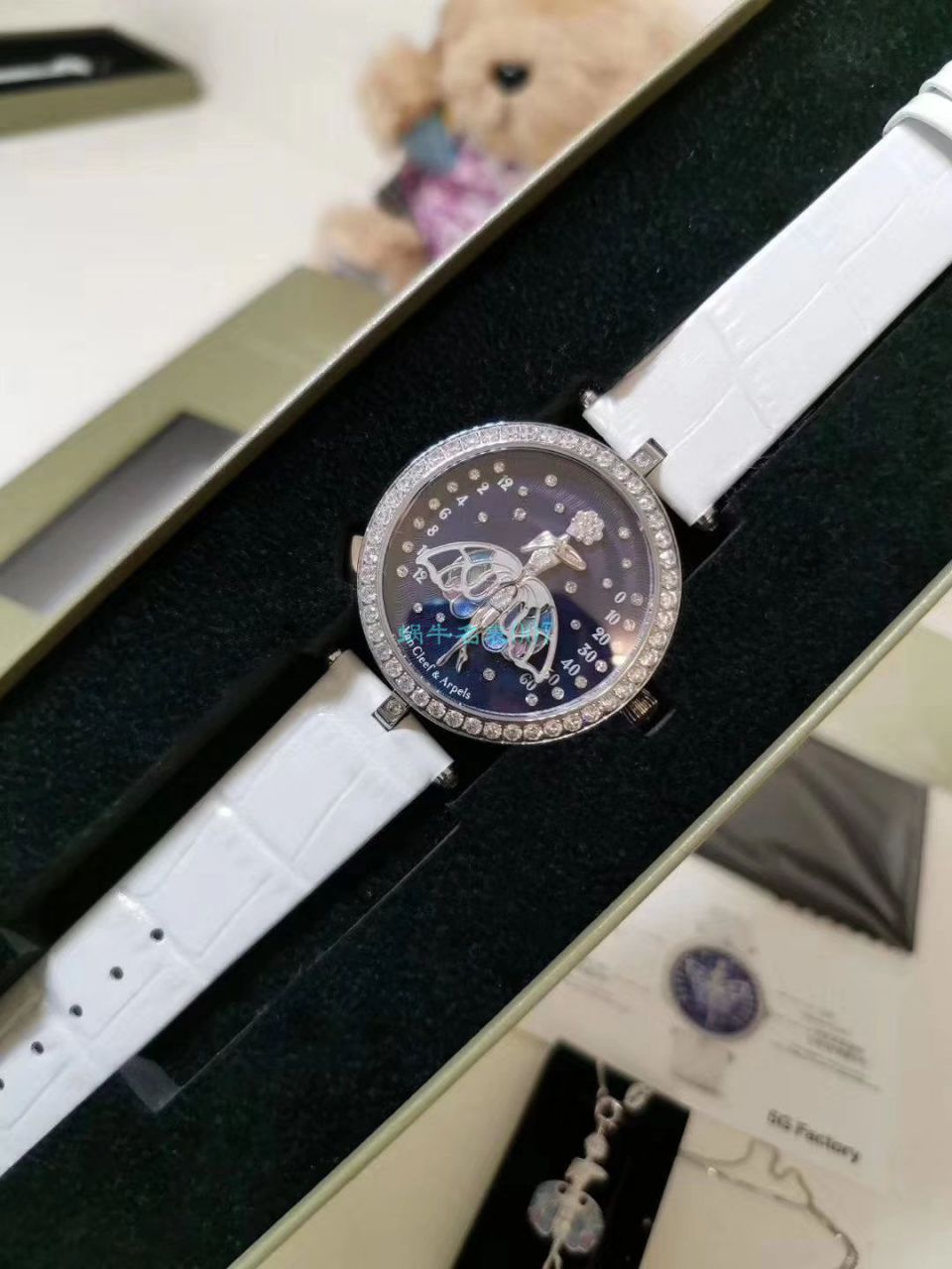 5G Factory 超A高仿梵克雅宝诗意复杂功能系列VCARO8PM00女士 wrist watch  / VCA07