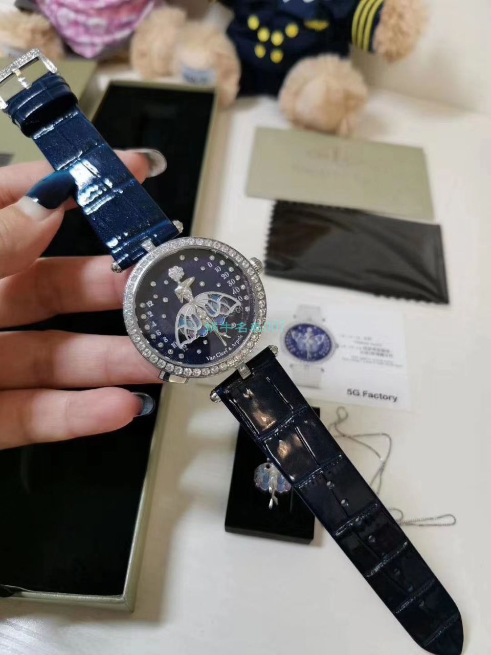 5G Factory 超A高仿梵克雅宝诗意复杂功能系列VCARO8PM00女士 wrist watch  / VCA07