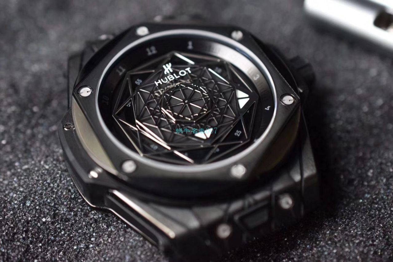 WWF Factory  top 复刻手表 hublot  big bang SANG BLEU刺青415.CX.1112.VR.MXM18 wrist watch  / YB083