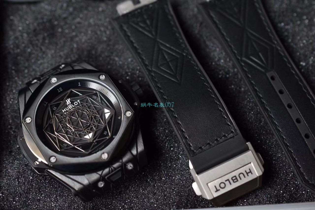 WWF Factory  top 复刻手表 hublot  big bang SANG BLEU刺青415.CX.1112.VR.MXM18 wrist watch  / YB083
