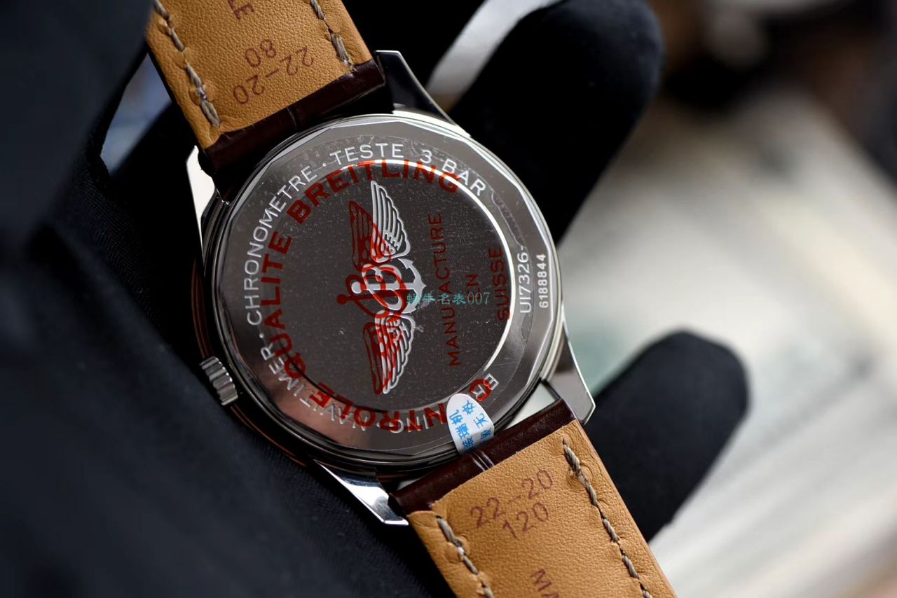 【名表007独家 copy customized 瑞士SW Movement 】 Breitling  top 复刻高仿手表航空计时1系列U17326211G1P1 wrist watch  / BL167