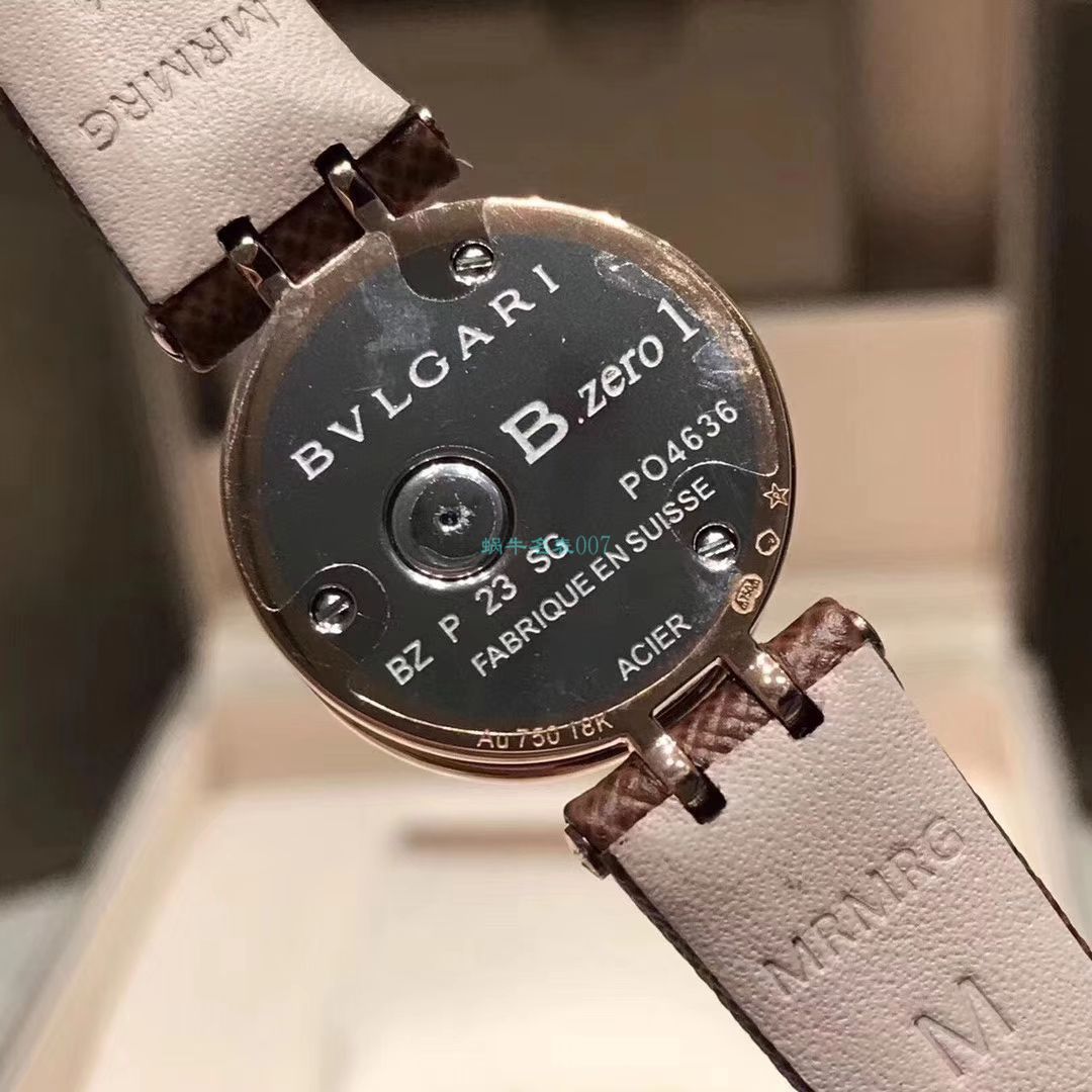 BV Factory 超A高仿 BVLGARI 女表B.ZERO1系列102321 BZ23C11SGCL/12 wrist watch  / BG032