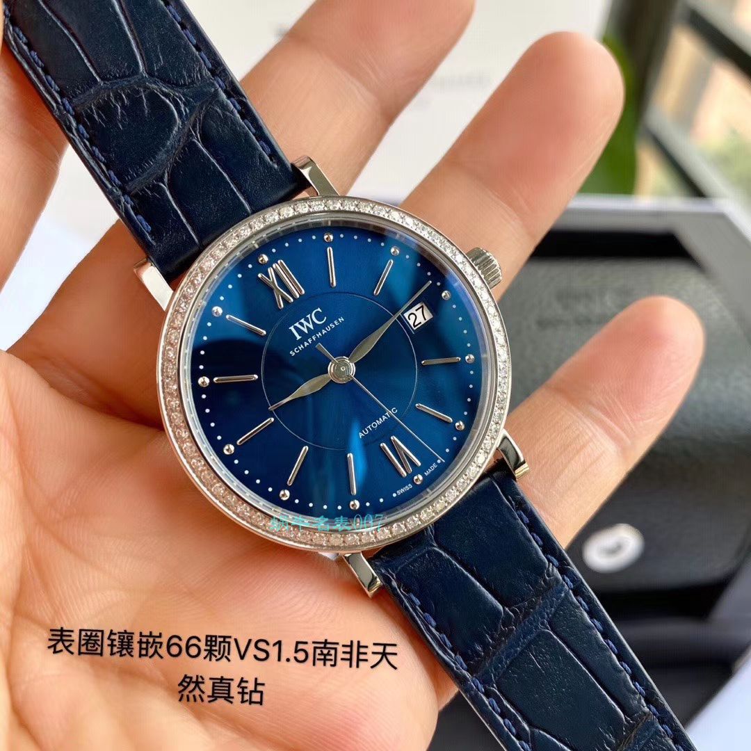 原单真钻 IWC 女装柏涛菲诺系列IW458111 wrist watch  / WG526