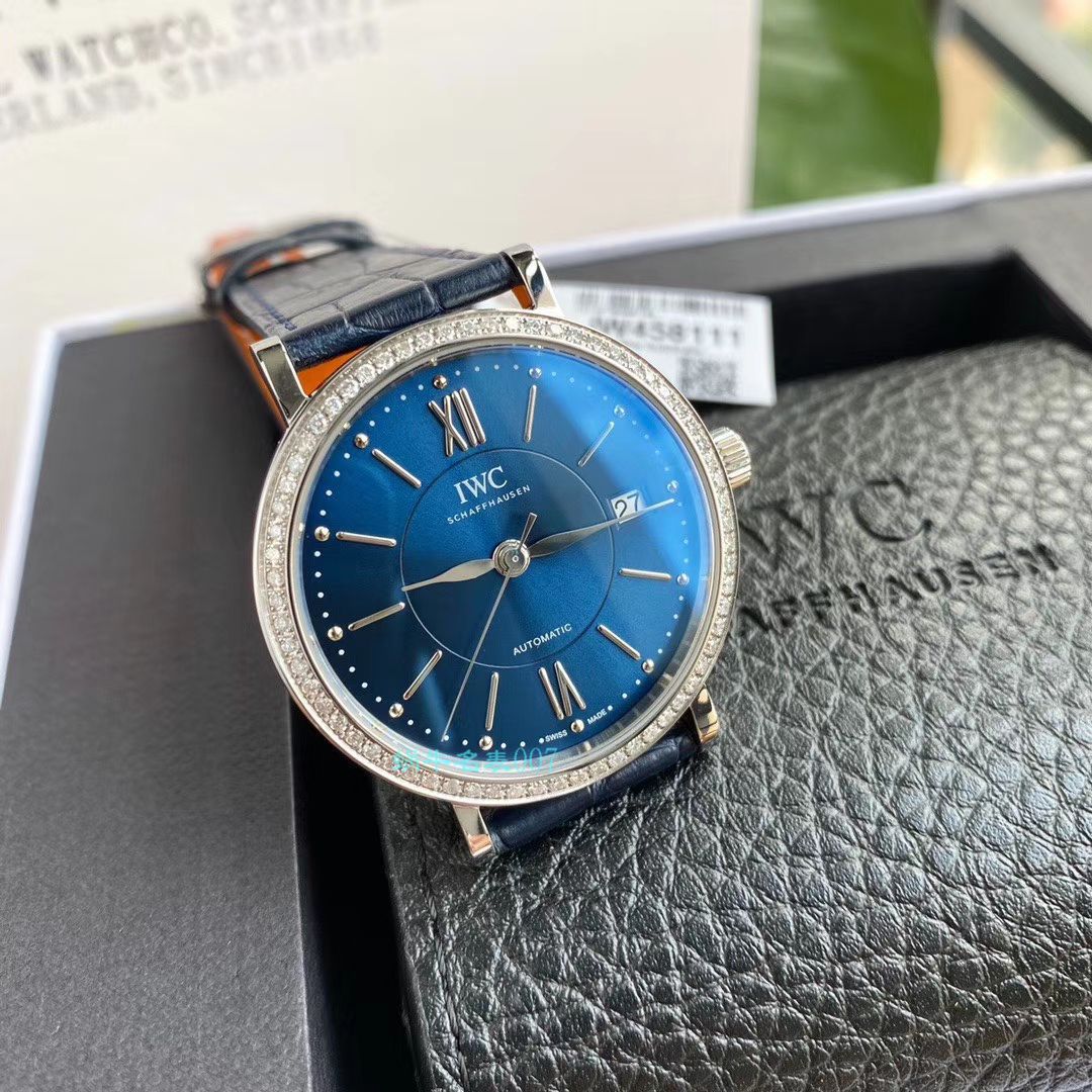 原单真钻 IWC 女装柏涛菲诺系列IW458111 wrist watch  / WG526