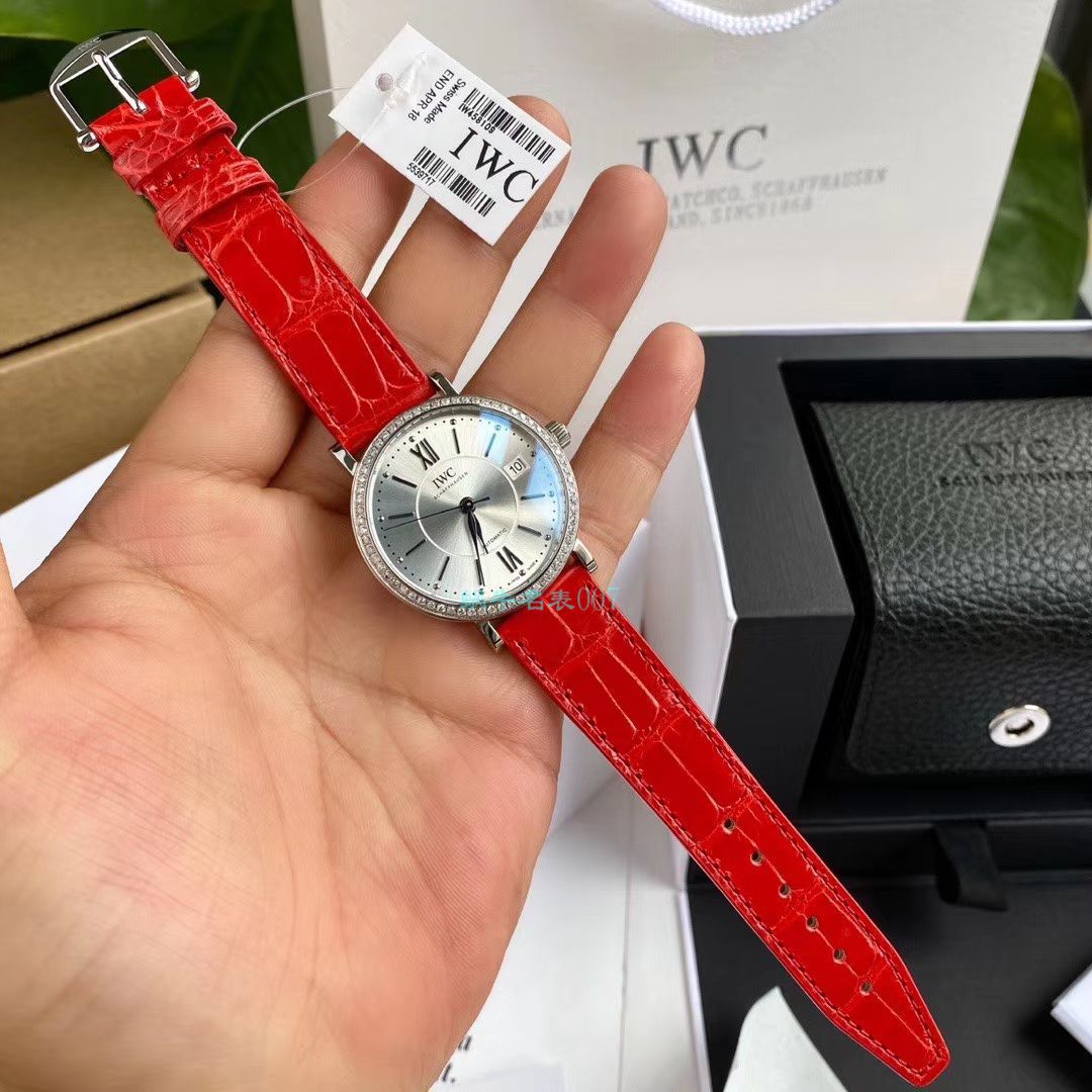 原单真钻IWC女表 IWC 柏涛菲诺系列IW458109 wrist watch  / WG527
