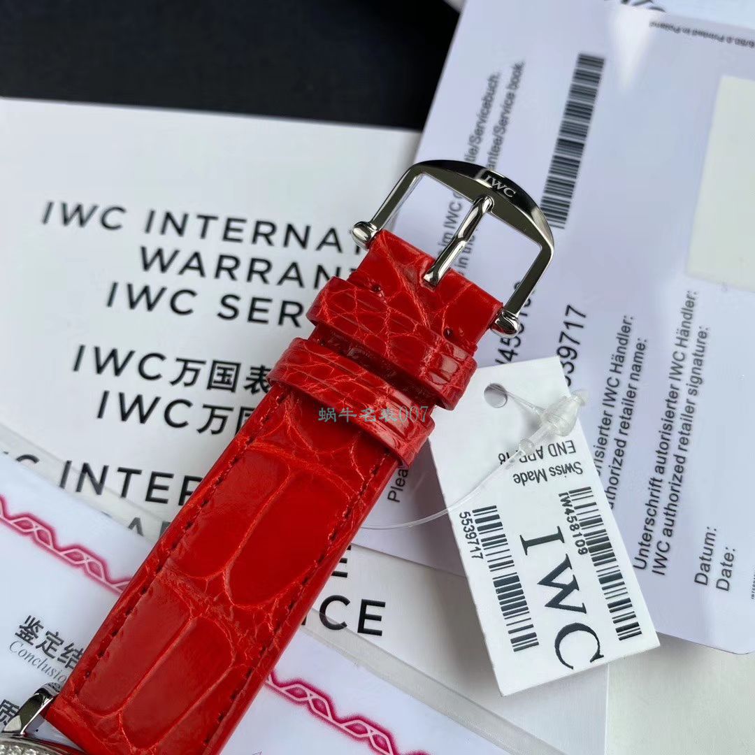 原单真钻IWC女表 IWC 柏涛菲诺系列IW458109 wrist watch  / WG527