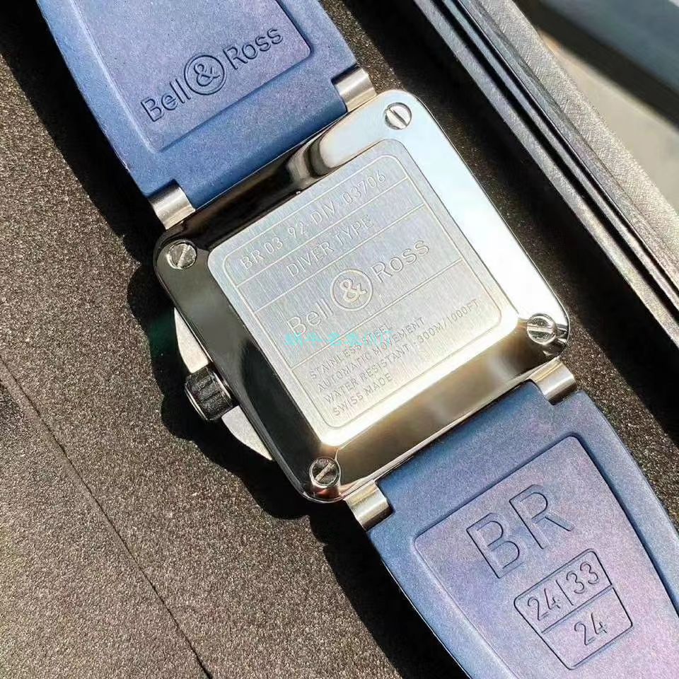  Bell & Ross 原单INSTRUMENTS系列BR0392-D-BU-ST/SRB wrist watch  