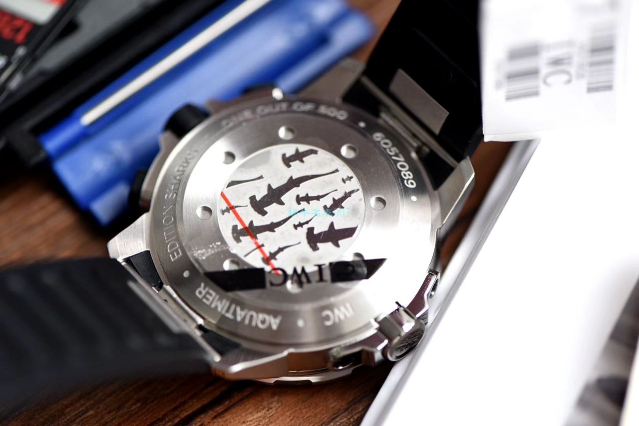 V6 Factory  top 复刻高仿手表 IWC 海洋时计鲨鱼特别限量版IW379506 wrist watch  / WG523