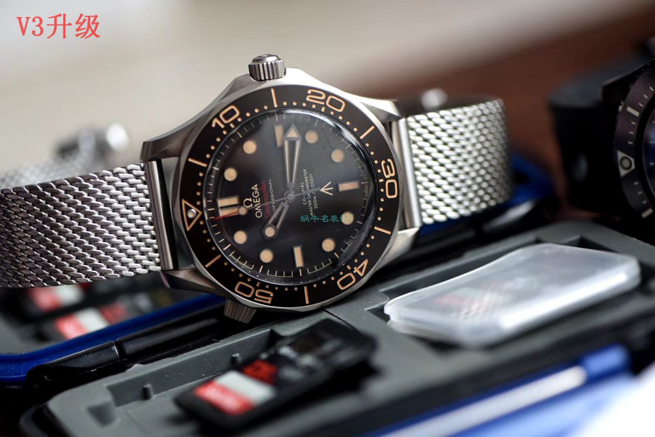 VS Factory V3升级版OMEGA007 top 复刻高仿无暇赴死 Seamaster 300米210.90.42.20.01.001 wrist watch  / M697