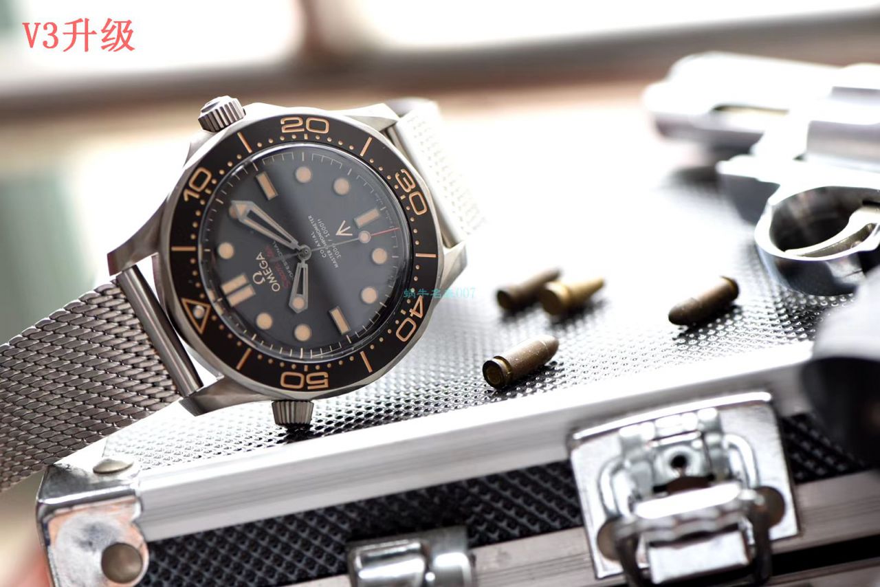 VS Factory V3升级版OMEGA007 top 复刻高仿无暇赴死 Seamaster 300米210.90.42.20.01.001 wrist watch  / M697